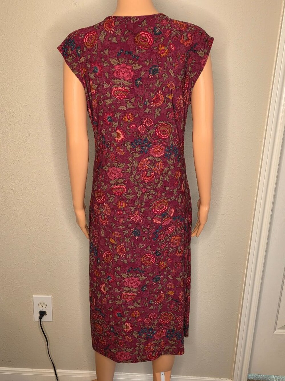 Lauren Ralph Lauren Floral Wrap Dress, Size Large - Picture 2 of 7